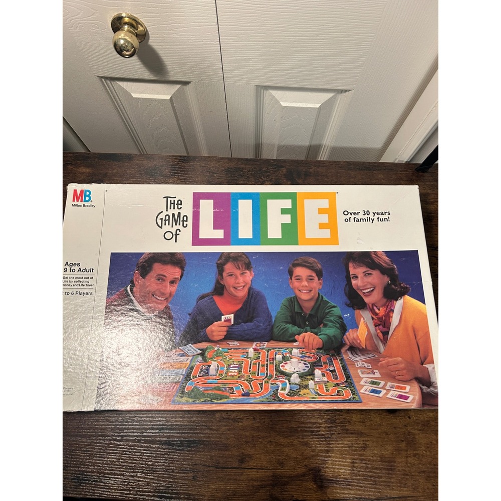 Milton Bradley The Game of Life 1991 Edition Board Game READ Missing Few Pcs